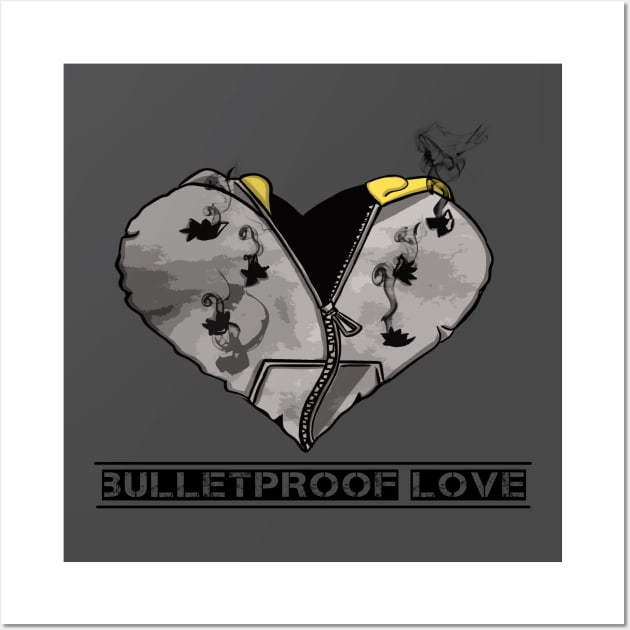 Bulletproof Love Wall Art by IronicArtist